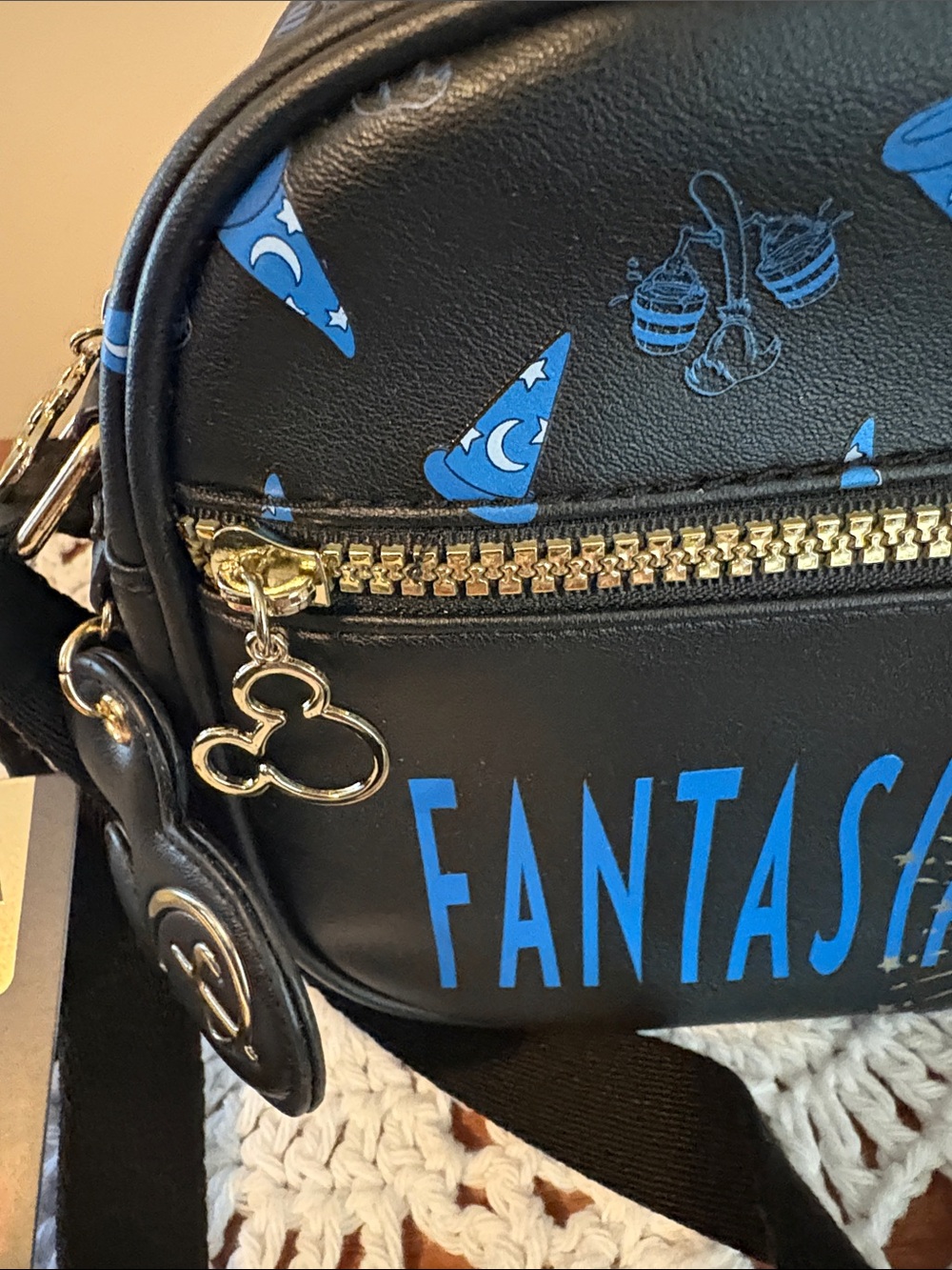 Primark Disney Fantasia Mickey Crossbody Bag - NWT - Picture 3 of 5